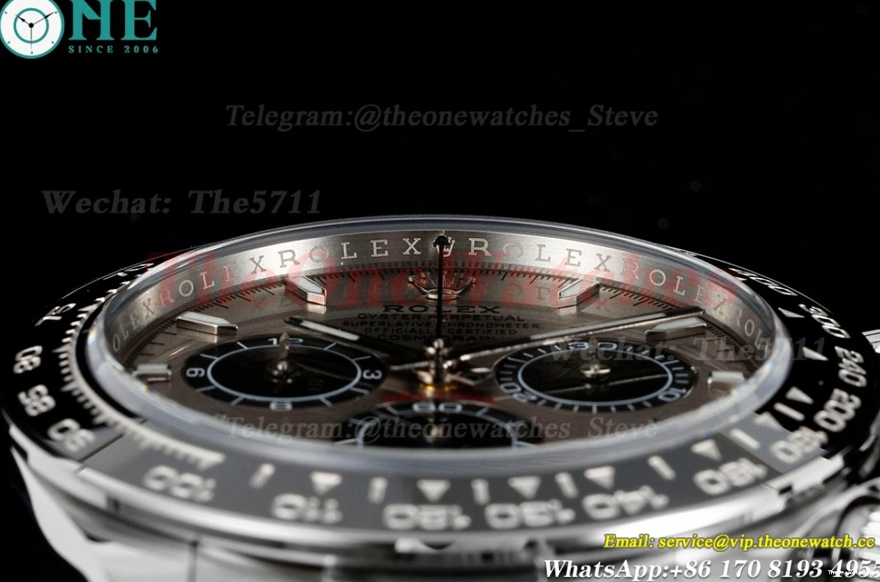 Grey Clean RU SH4131 Super SS 40mm Daytona Clone 126519 Dial 0329